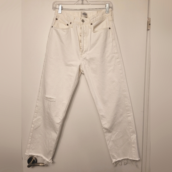 Agolde 90's crop white jeans, size 27, in a very good condition - Picture 1 of 9